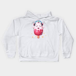 Cute Ice Cream Unicorn Kids Hoodie